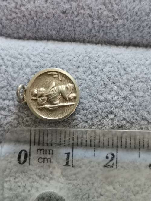 Silver St. Christopher Pendant