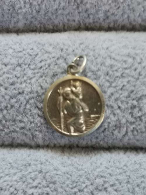 Silver St. Christopher Pendant
