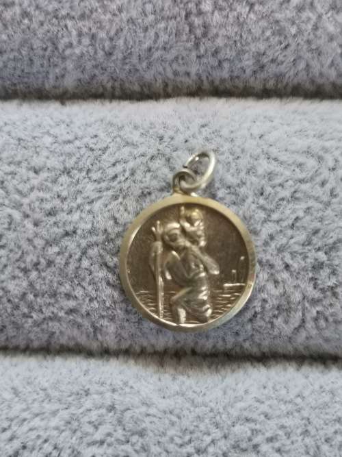 Silver St. Christopher Pendant