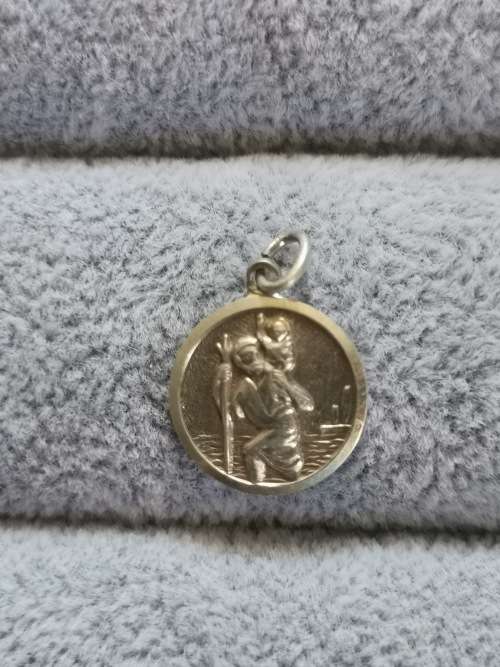 Silver St. Christopher Pendant