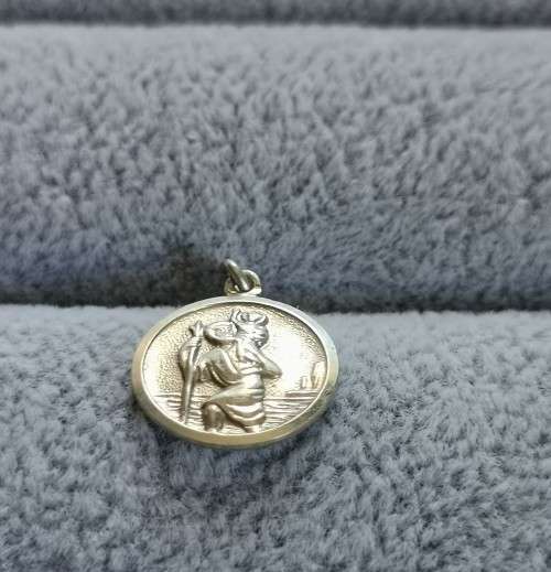 Silver St. Christopher Pendant