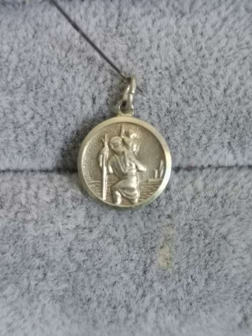 Silver St. Christopher Pendant
