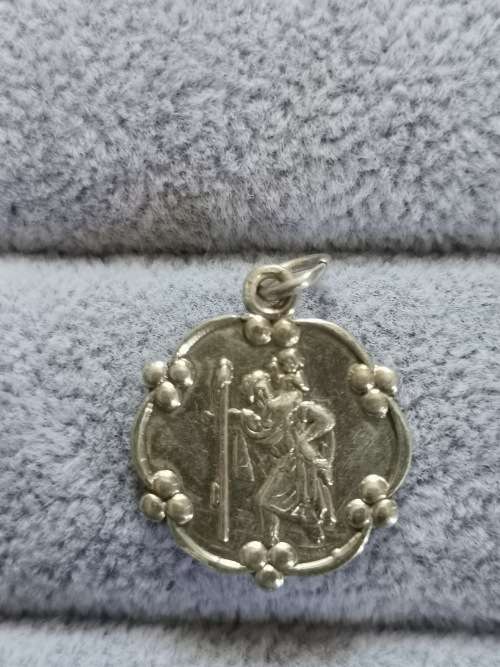 Silver St. Christopher Pendant