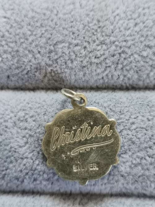 Silver St. Christopher Pendant