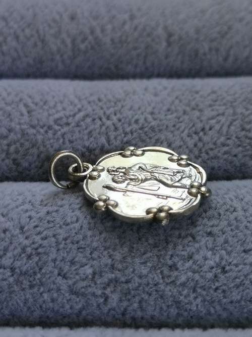 Silver St. Christopher Pendant