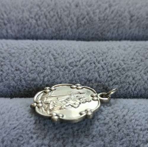 Silver St. Christopher Pendant