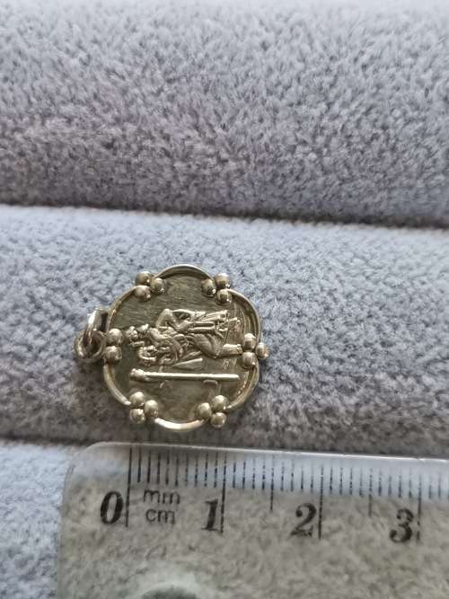 Silver St. Christopher Pendant