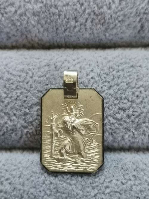 Silver St. Christopher Pendant