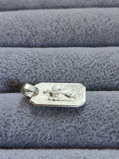 Silver St. Christopher Pendant