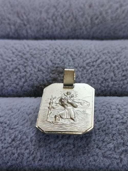 Silver St. Christopher Pendant