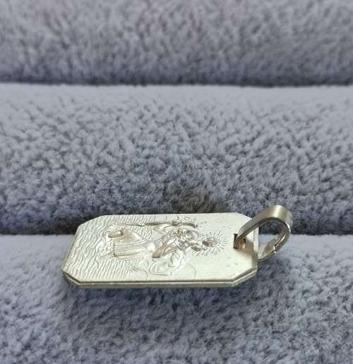 Silver St. Christopher Pendant