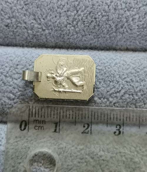 Silver St. Christopher Pendant