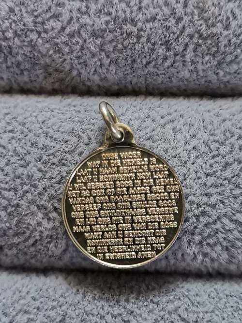 DISCOUNT!!! Silver Prayer Pendant