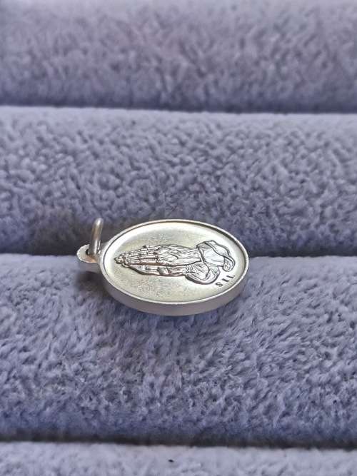 DISCOUNT!!! Silver Prayer Pendant
