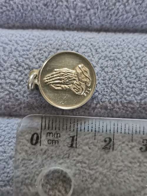 DISCOUNT!!! Silver Prayer Pendant