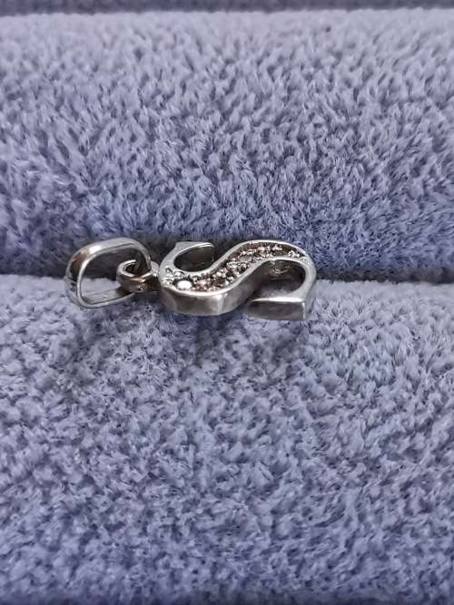 Silver S Pendant