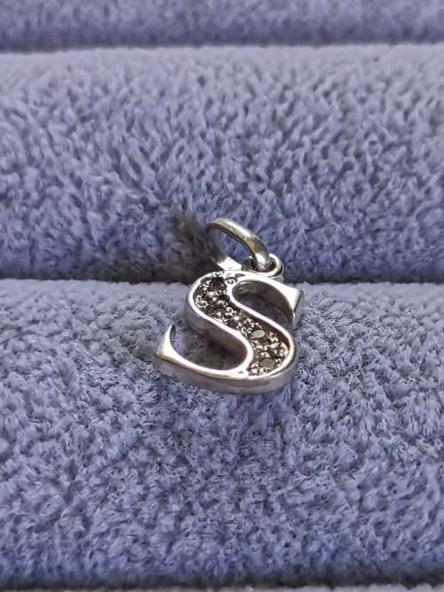 Silver S Pendant