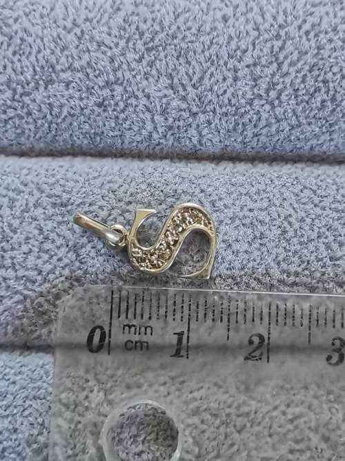 Silver S Pendant