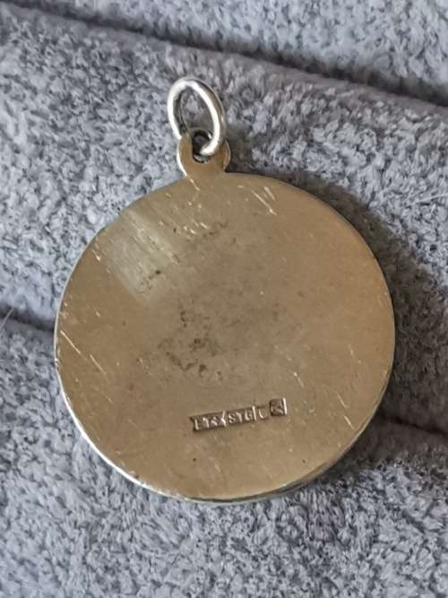 **R1 Auction**  Silver St Christopher Pendant