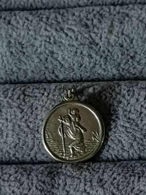 **R1 Auction** Silver St. Christopher Pendant