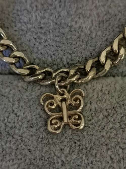 Silver Curb Bracelet