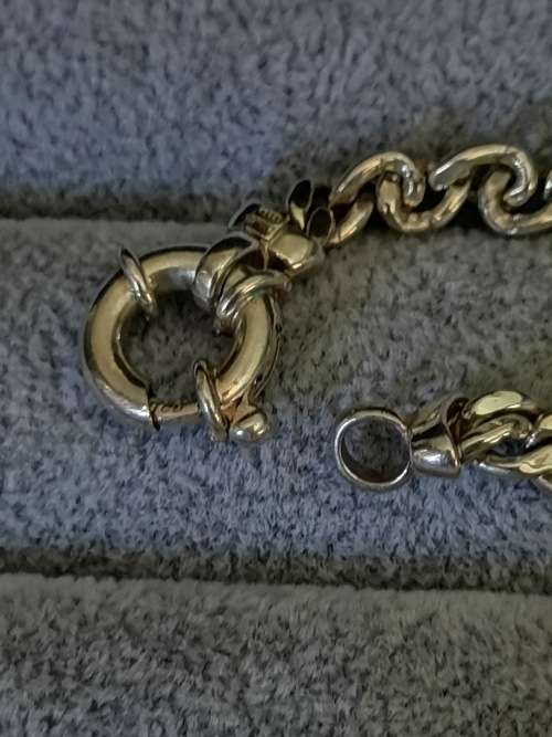 Silver Curb Bracelet