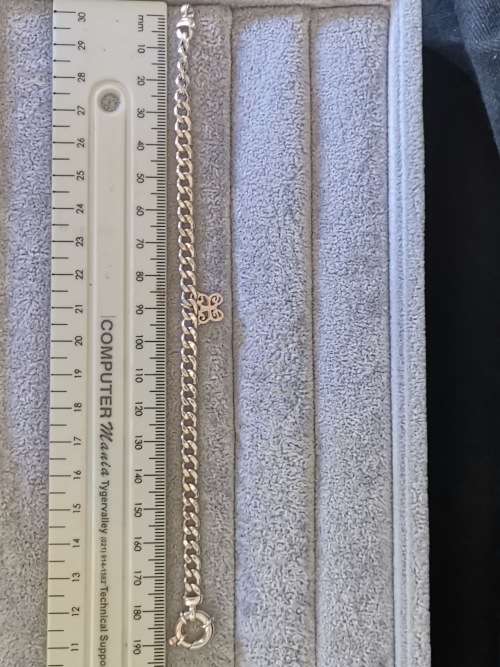 Silver Curb Bracelet