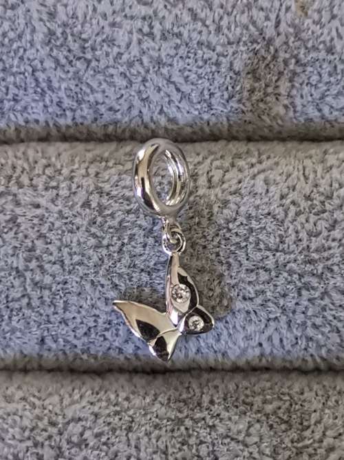 DISCOUNT!!! Silver Butterfly Charm