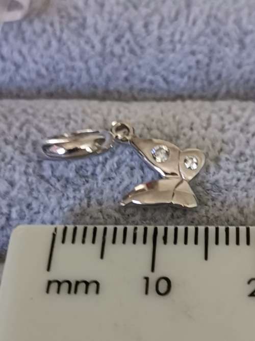 DISCOUNT!!! Silver Butterfly Charm