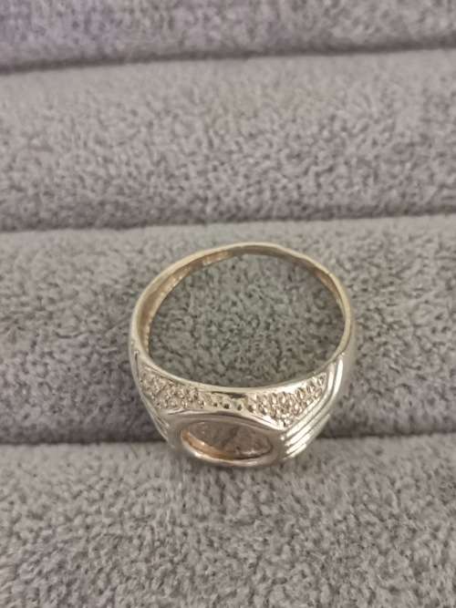 Silver Pesos Ring