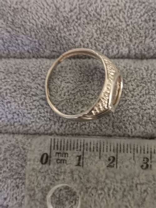 Silver Pesos Ring