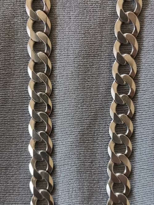 Silver Curb Chain