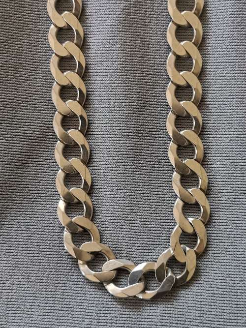 Silver Curb Chain