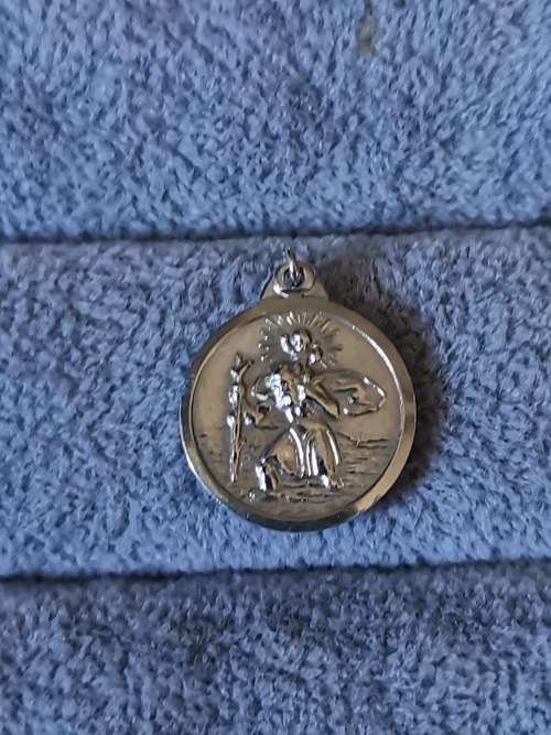 Silver St. Christopher Pendant