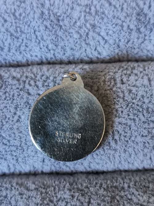 Silver St. Christopher Pendant