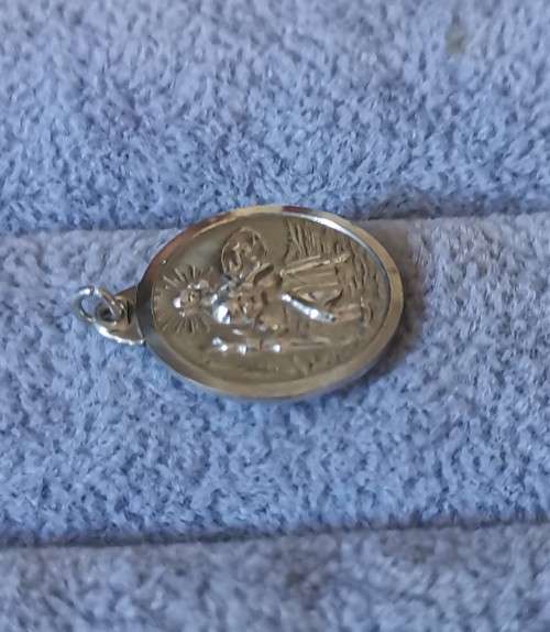 Silver St. Christopher Pendant