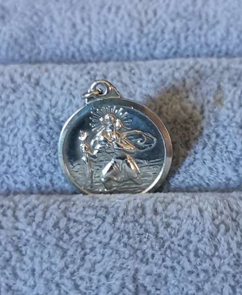 Silver St. Christopher Pendant