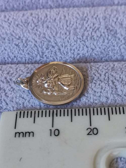 Silver St. Christopher Pendant