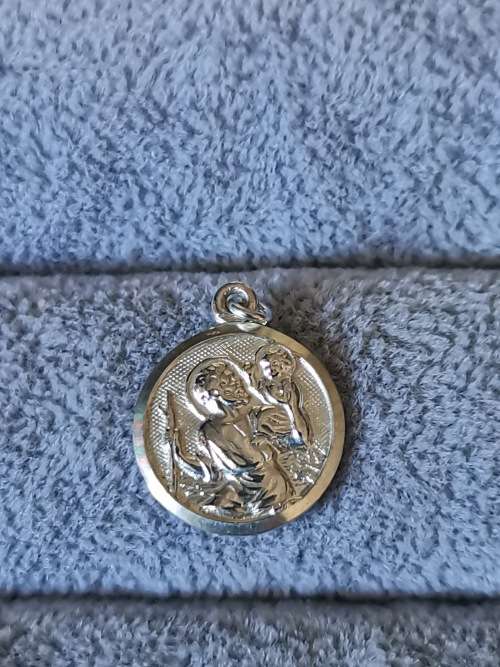 **R1 Auction**  Silver St. Christopher Pendant