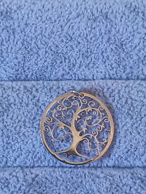 Silver Family Tree Pendant