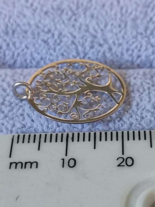 Silver Family Tree Pendant