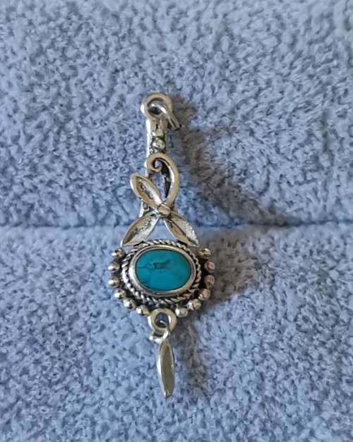 Silver Turquoise Pendant