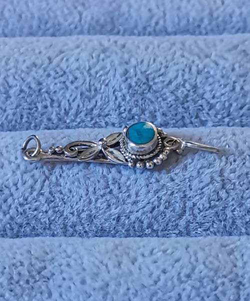 Silver Turquoise Pendant