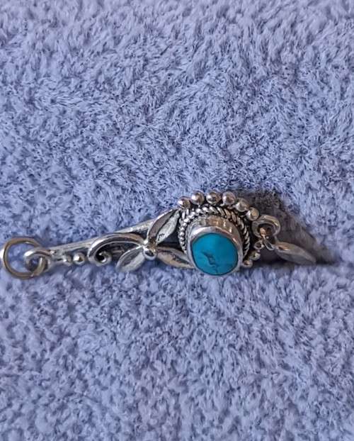 Silver Turquoise Pendant