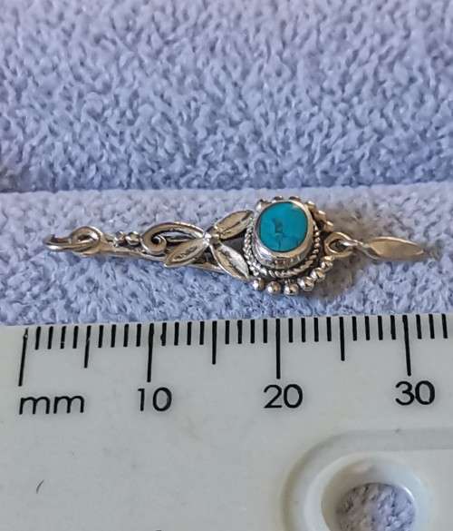 Silver Turquoise Pendant