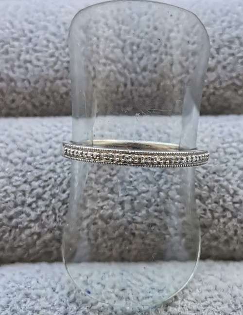 DISCOUNT!!! Silver Half Eternity Ring
