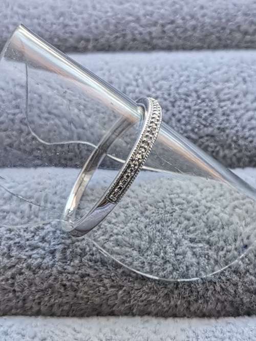 DISCOUNT!!! Silver Half Eternity Ring