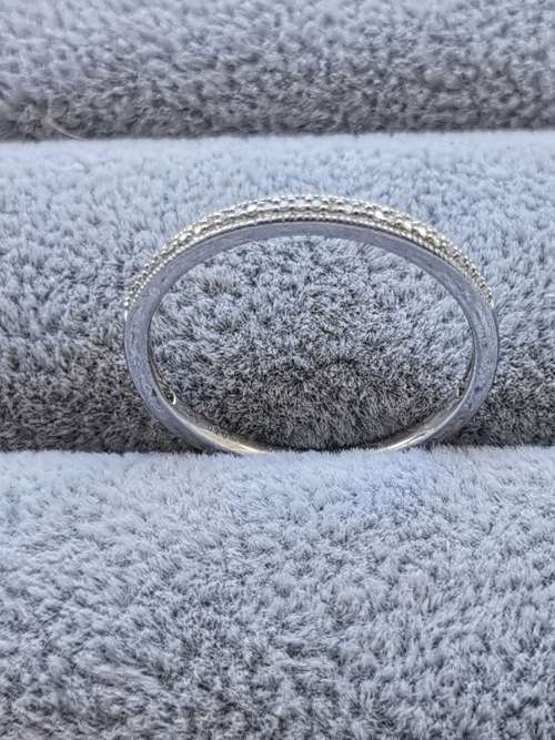 DISCOUNT!!! Silver Half Eternity Ring