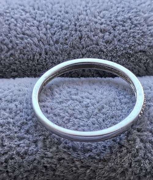DISCOUNT!!! Silver Half Eternity Ring