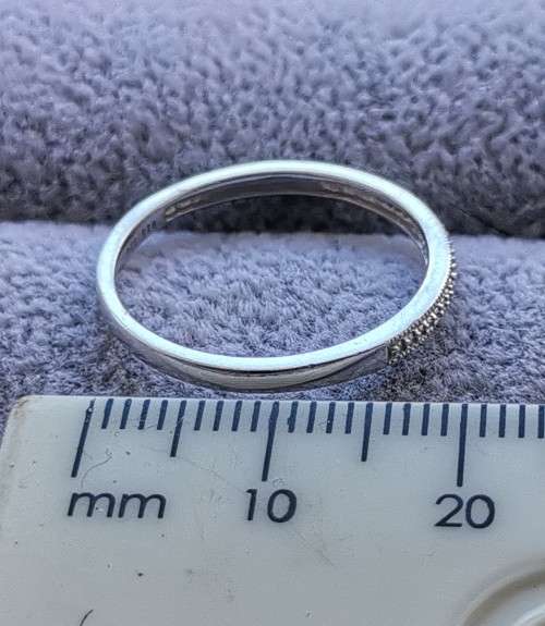 DISCOUNT!!! Silver Half Eternity Ring